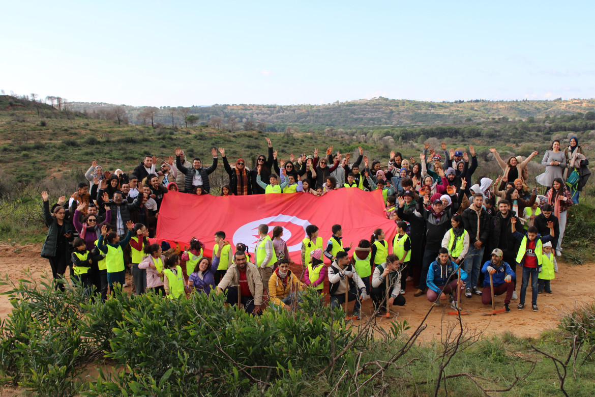 Reforestation action in Tunisia